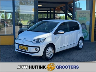 Hoofdafbeelding Volkswagen up! Volkswagen up! Up 1.0 Groove White - leer - navi - trekhaak