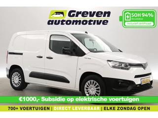 Toyota ProAce CITY Electric 50 kWh 136PK | Snelladen | SOH 94% | Airco | Cruise | Carplay | Navi | Parkeersens.