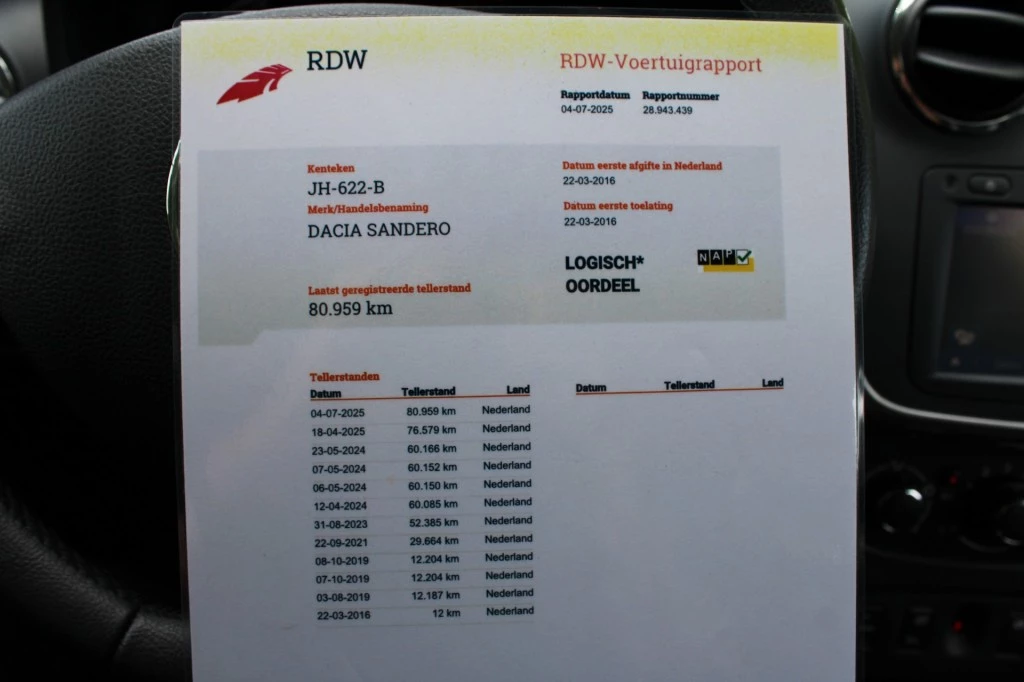 Hoofdafbeelding Dacia Sandero Stepway