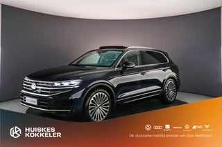 Volkswagen Touareg Elegance 3.0 TSI eHybrid 462pk Tiptronic Trekhaak, Panoramadak, Head up display, Lederen bekleding, Luchtvering, 360 camera, Navigatie, Adaptive cruise control, Elektrische achterklep