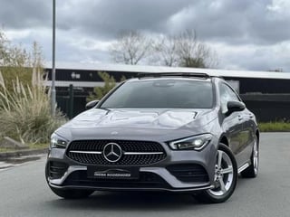 Mercedes CLA-klasse 250 e AMG CLA250e Coupe Panoramadak|Keyless|Camera 360°|Advanced sound|Sfeerverlichting|Head-up|Multibeam LED|Night pakket