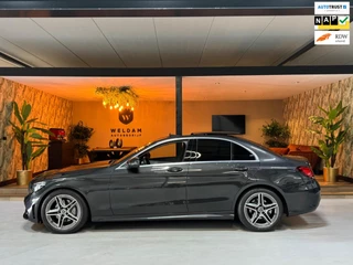 Mercedes-Benz C-klasse 200 Business Solution AMG Garantie NAP Pano Camera PDC Cruise Digitale Cockpit Sfeer Clima Navi Rijklaar