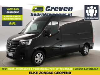 Renault Master T35 2.3 dCi 135 L2H2 | Airco | Cruise | 3-Zits | Camera | Navigatie | Trekh. | Carplay | Parkeersensoren