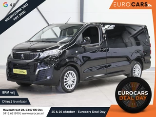 Peugeot Expert 2.0 BlueHDI Long Premium Dubbele Cabine Automaat Pack Look Navigatie Airco Bluetooth Parkeer sensoren Cruise Control Trekhaak *