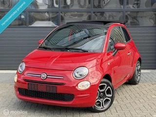 Fiat 500 C 1.0 Hybrid Red | Cruise | Sensoren | Scherm | Cabrio