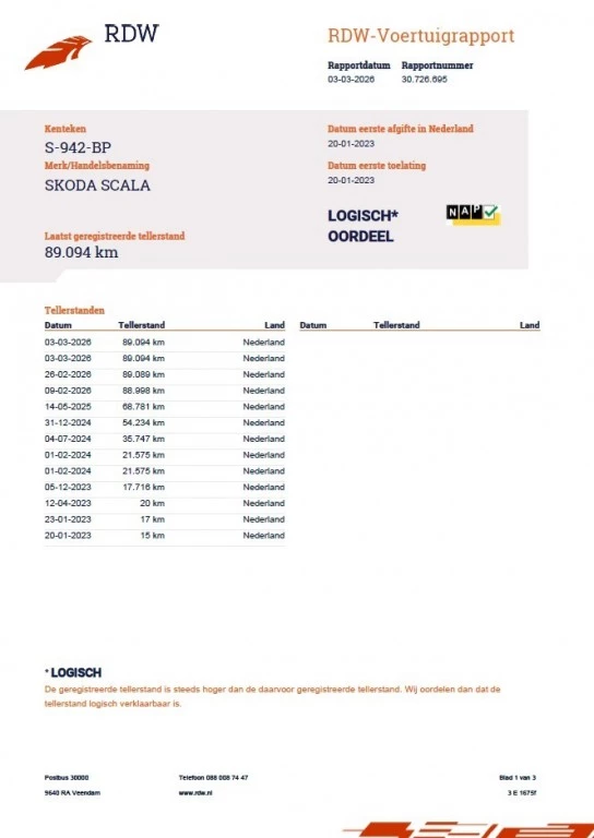 Hoofdafbeelding Škoda Scala