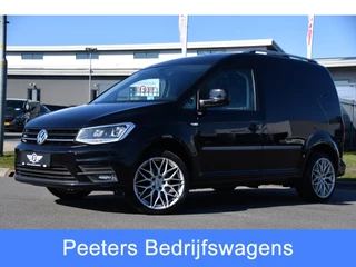 Volkswagen Caddy 2.0 TDI L1H1 Highline Black Edition Adaptieve Cruise, Carplay, 150pk, Automaat, LED, Stoelverwarming, Leder, Multimedia, Voorruit verwarming, Uniek!