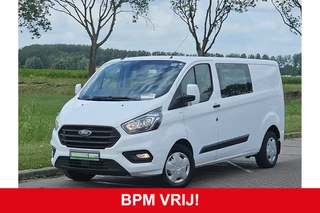 Ford Transit 2.0 L2H1 Navi Airco Dubbele Cabine Automaat Distronic WP-Inrichting PDC 131 PK Euro6