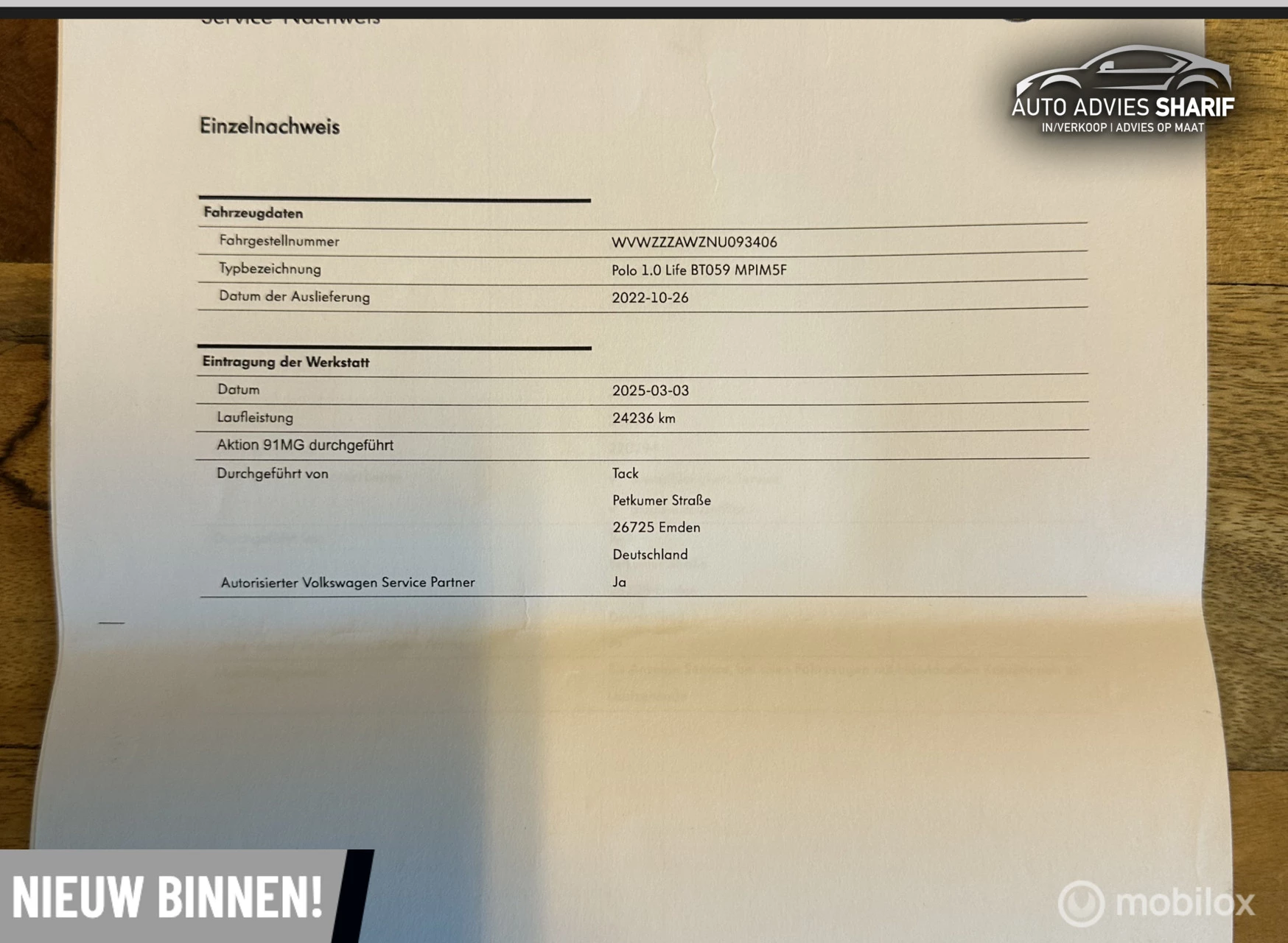 Hoofdafbeelding Volkswagen Polo