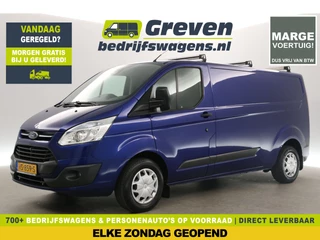Ford Transit Custom 290 2.2 TDCI L2H1 Marge Airco Cruise Camera Navi PDC 3 Persoons Trekhaak