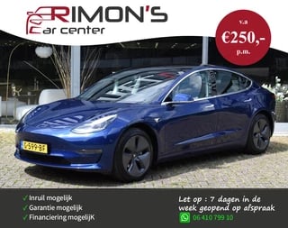 Tesla Model 3 Standard Pano Nav Pdc Camera Leder AutoPilot 1 Ste Eigenaar