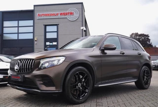 Mercedes-Benz GLC-klasse 300 4MATIC | AMG | Panorama | Mat bruin | Luxe Leder / Alcantara | Burmester | Elektrische trekhaak | NAP