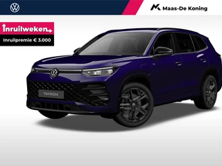 Volkswagen Tayron R-Line-Edition 1.5 eHybrid 272 pk 6 versn. DSG · Assistance pakket plus · Black edition pakket · Design pakket · Interieur style pakket · Multimedia pakket plus · Trekhaak incl. aanhangermanoeuvreerhulp (trailer assist)