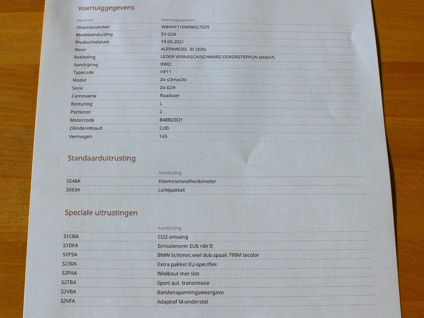 Hoofdafbeelding BMW Z4