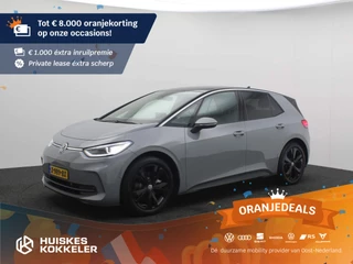 Hoofdafbeelding Volkswagen ID.3 Volkswagen ID.3 Life 58kWh 204pk demonstratie-auto, Achteruitrijcamera, Adaptive cruise control, Matrix LED, 19" LM, Stoelverwarming, Parkeersensoren, Navigatie, App connect, Keyless entry/start