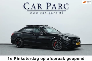 Mercedes-Benz C-klasse AMG 63 S 510+PK LED/SFEER/HUD/PANO/LEDER+S.VERWARMING+MEMORY/19" LMV/CAM/ACC/ECC/12 MDN GARANTIE!