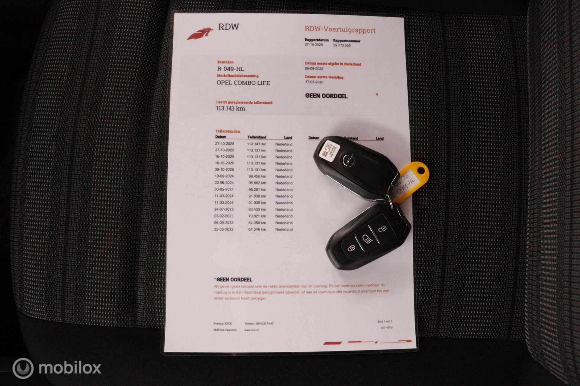 Hoofdafbeelding Opel Combo