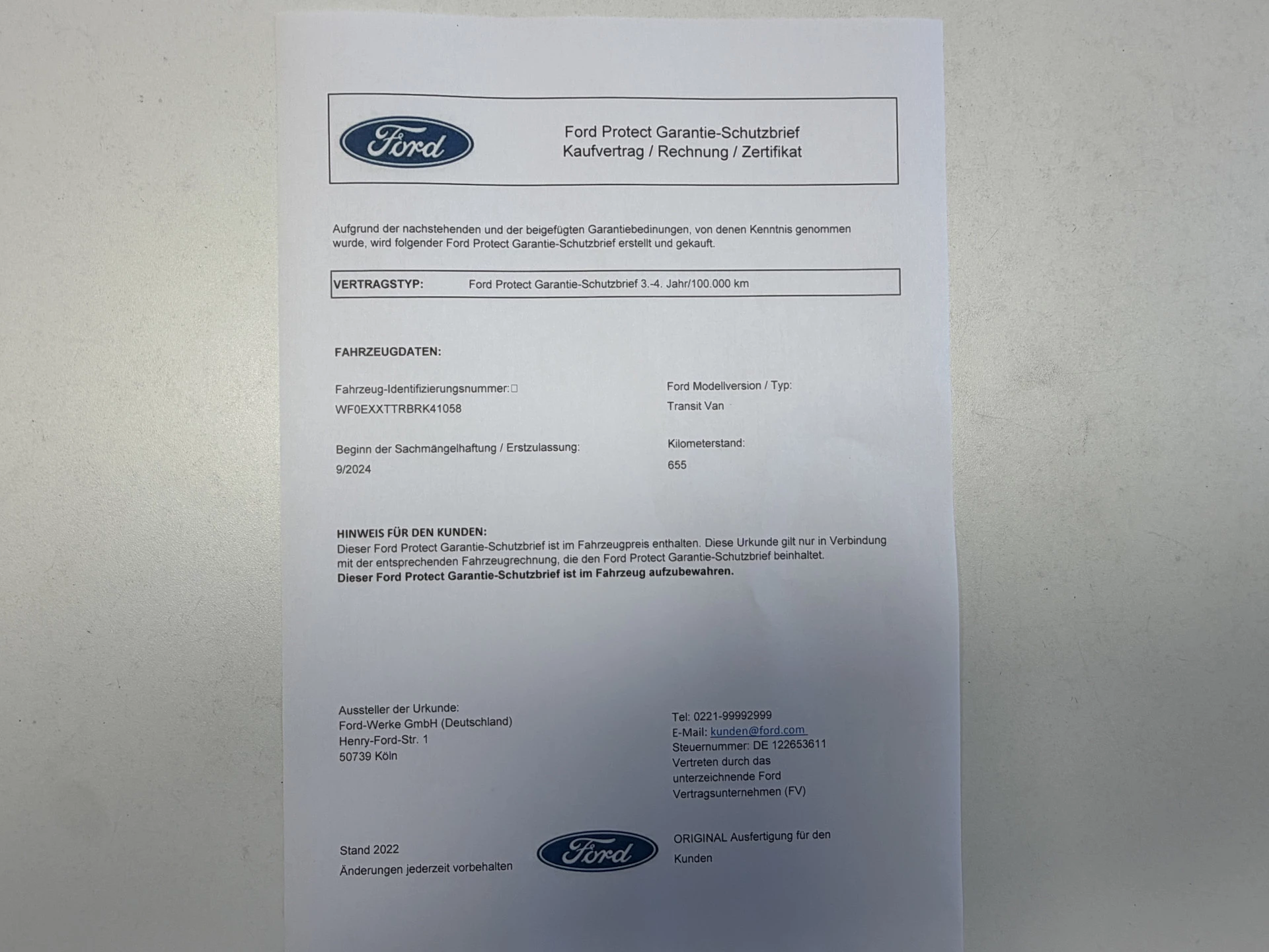 Hoofdafbeelding Ford E-Transit