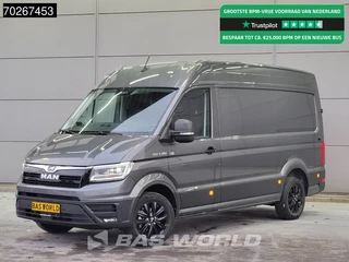 MAN TGE 3.180 Automaat 2025 model Facelift Black Edition L3H3 ACC Trekhaak L2H2 11m3 Airco Trekhaak