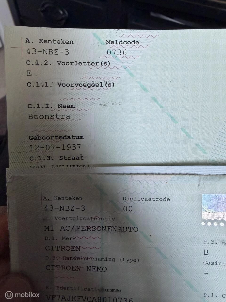 Hoofdafbeelding Citroën Nemo