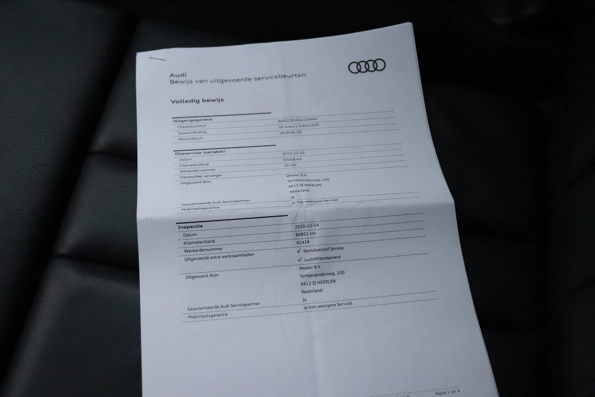 Hoofdafbeelding Audi A4