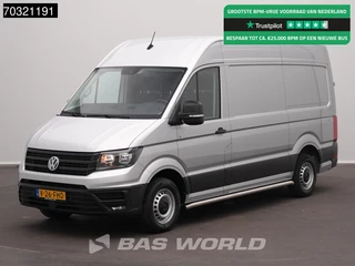 Volkswagen Crafter 140pk Automaat L3H3 Trekhaak Navi Airco Cruise CarPlay Parkeersensoren Euro6 L2H2 Airco Trekhaak Cruise control