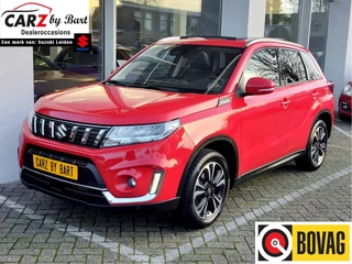 Hoofdafbeelding Suzuki Vitara Suzuki Vitara 1.4 BOOSTERJET STYLE SMART HYBRID ALLGRIP Open dak | Trekhaak | 4x4 | Dodehoeksens.