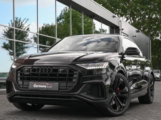 Hoofdafbeelding Audi Q8 Audi Q8 55TFSI 340PK V6 Quattro S-Line Black Optic Lucht Pano M-led Softclose Head-Up Nachtz 22-Inch
