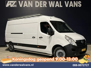 Opel Movano 2.3 CDTI L3H2 Euro6 *Rijklaar Direct Rijden* Airco | Imperiaal | 2500kg Trekhaak | Cruisecontrol | Parkeersensoren Sidebars, Bijrijdersbank