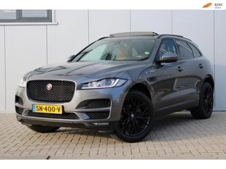 Hoofdafbeelding Jaguar F-PACE Jaguar F-PACE 2.0 Portfolio AWD 25t PANO I CRUISE I AFN. TREKH. I LEDER I KEYLESS I MERIDIAN I ZOM&WIN BANDEN I