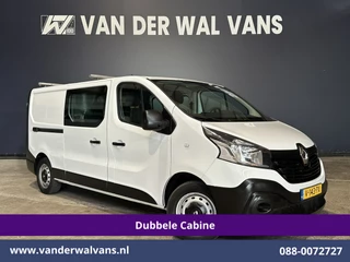 Renault Trafic 1.6 dCi 126pk L2H1 Dubbele Cabine Euro6 Airco | 5-Zits | Navigatie | Trekhaak | Cruisecontrol Dakdragers, Parkeersensoren