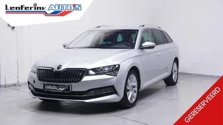 Skoda Superb Combi 1.4 TSI iV Style Navi Leder/alcantara Camera Stoel- en voorruitverwarming Apple Carplay Clima