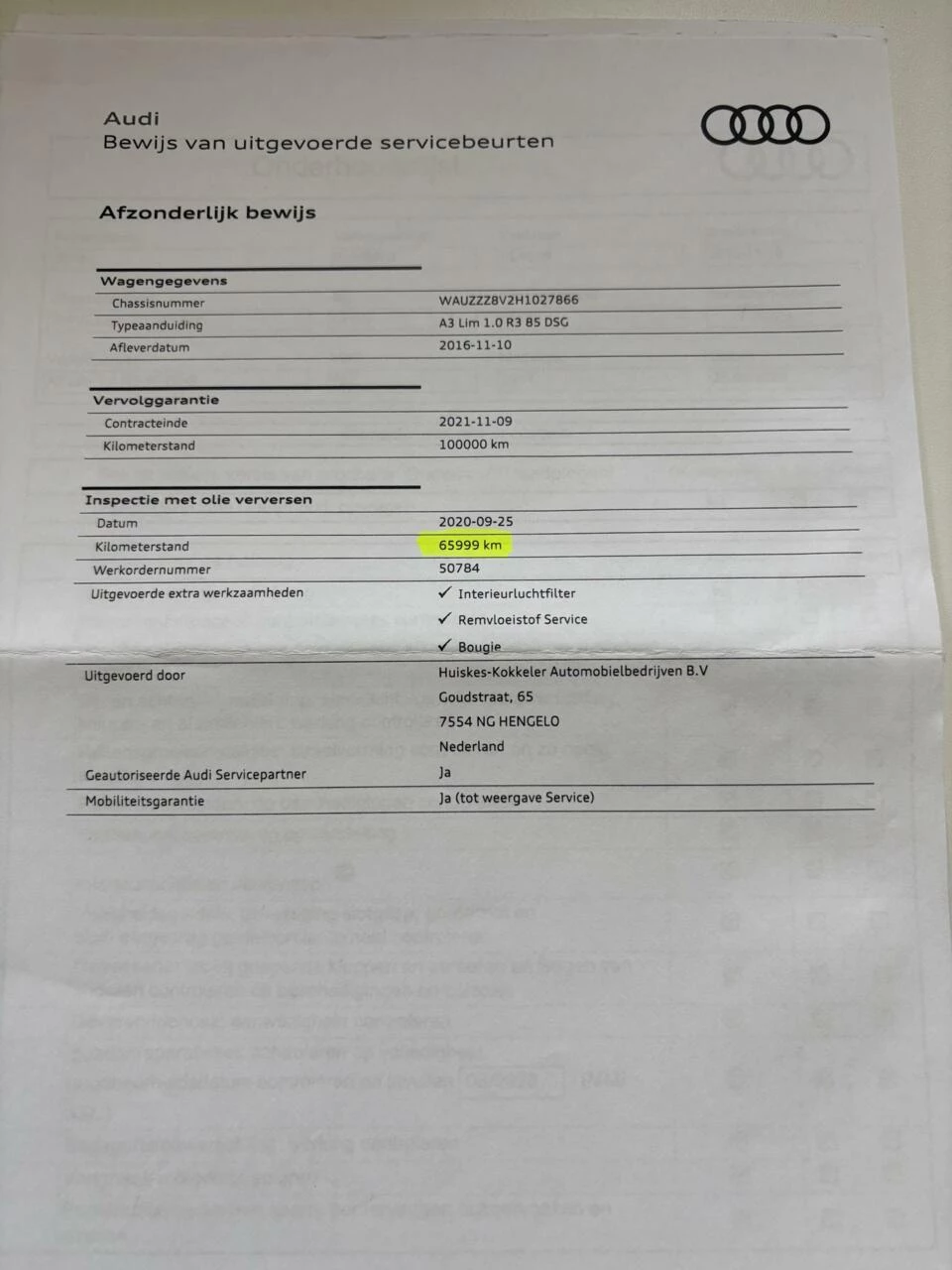 Hoofdafbeelding Audi A3
