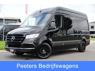 Mercedes-Benz Sprinter 317 1.9 CDI L2H2 RWD Black Edition Camera, LED, Carplay, Stoelverwarming, Automaat, 170PK, Trekhaak, Multimedia, UNIEK!