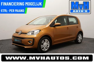 Volkswagen Up! 1.0 BMT high up!|CRUISE|LEER|CLIMA|ORG.NL|LED