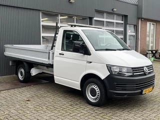 Volkswagen Transporter 2.0 TDI 140pk Airco Cruise control Trekhaak 2500kg Telefoonverbinding 1e Eigenaar Openlaadbak Pick-up Bakwagen Euro 5 