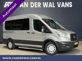 Ford Transit Kombi 2.0 TDCI Automaat L2H2 9-Zits Personenbus Rolstoelvervoer Euro6 Airco | LED Cruisecontrol, Parkeersensoren, Stoelverwarming