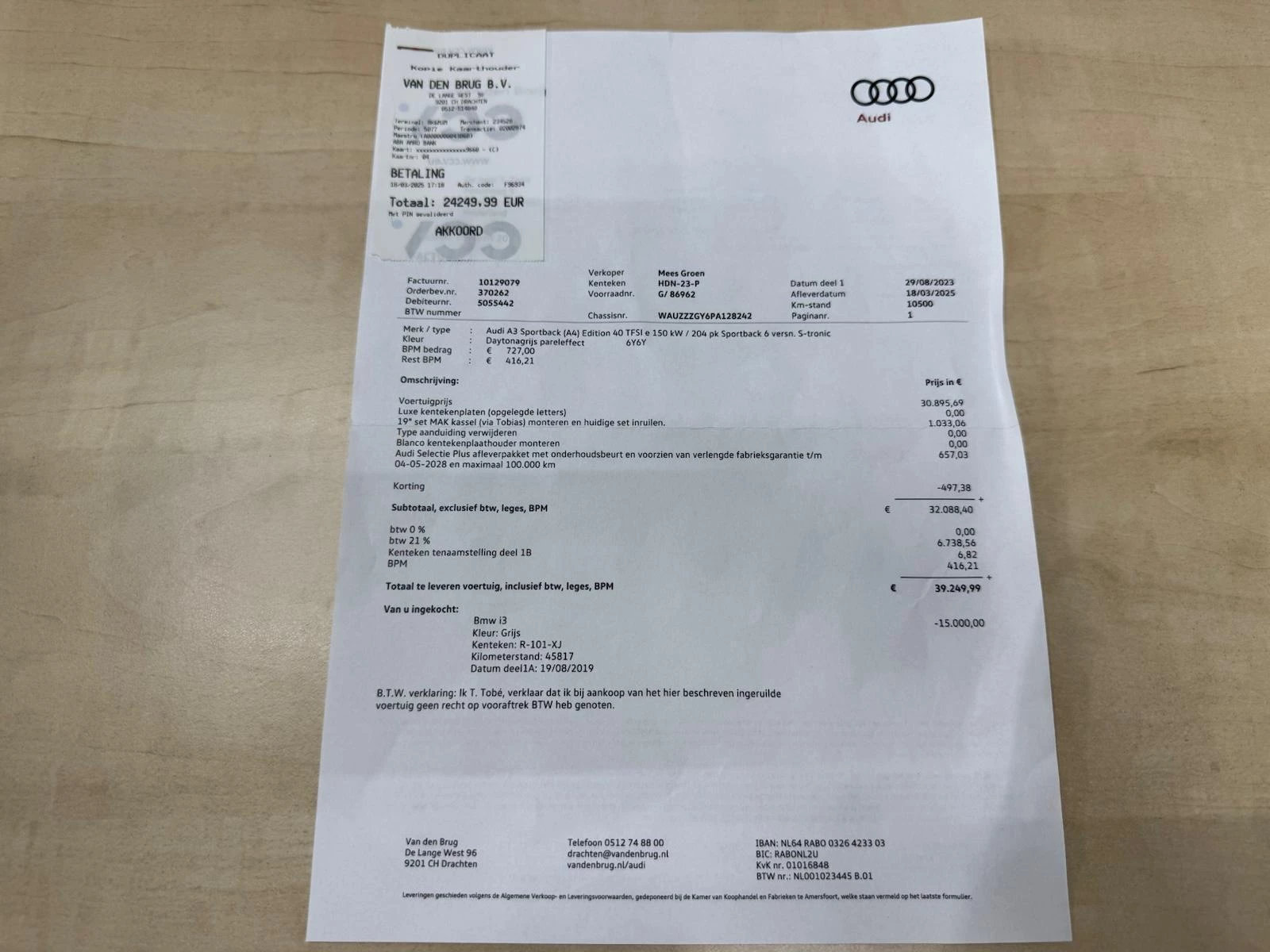 Hoofdafbeelding Audi A3