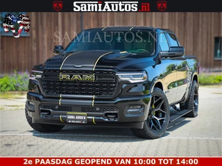 Dodge Ram Pick-Up Limited Night Sport High Output 540HP 706Nm | Massage + Full Option | De Meest Luxe en Volle in zijn Klasse | Comfortabele Dubbele Cabine met Royale 5 Zitplaatsen | BPM vrij | Nu Leverbaar uit Voorraad | Voorraad Nr 2356 - 0990