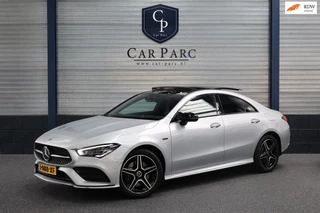 Mercedes-Benz CLA-klasse 250 e AMG LED/SFEER/PANO/HALF LEER+ALCANTARA+S.VERWARMING+MEMORY/LMV/CAM/LINE/ACC/ECC/12 MDN GARANTIE!