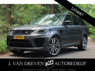 Hoofdafbeelding Land Rover Range Rover Sport Land Rover Range Rover Sport 5.0 V8 SC SVR 576 PK ! Facelift ! Carbon ! Pano, Cruis, Airco, Stoelverw voor + achter!
