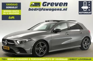 Mercedes-Benz A-Klasse 180 AMG Automaat Pano Sfeerverl. Camera Clima Cruise LED Navi PDC Memory-Seat 18"LMV