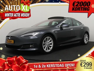 Tesla Model S 75D Base 90%SOH Pano-dak Autopilot Leder 19'LMV Dodehoek 2k