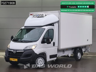 Opel Movano 165PK Koelwagen Carrier Citimax-350 Zijdeur 165PK Achterdeuren Airco Cruise Euro6 Koel Koeler Kühl Kühler Kühlwagen Kühlkoffer 17m3 Airco Cruise control
