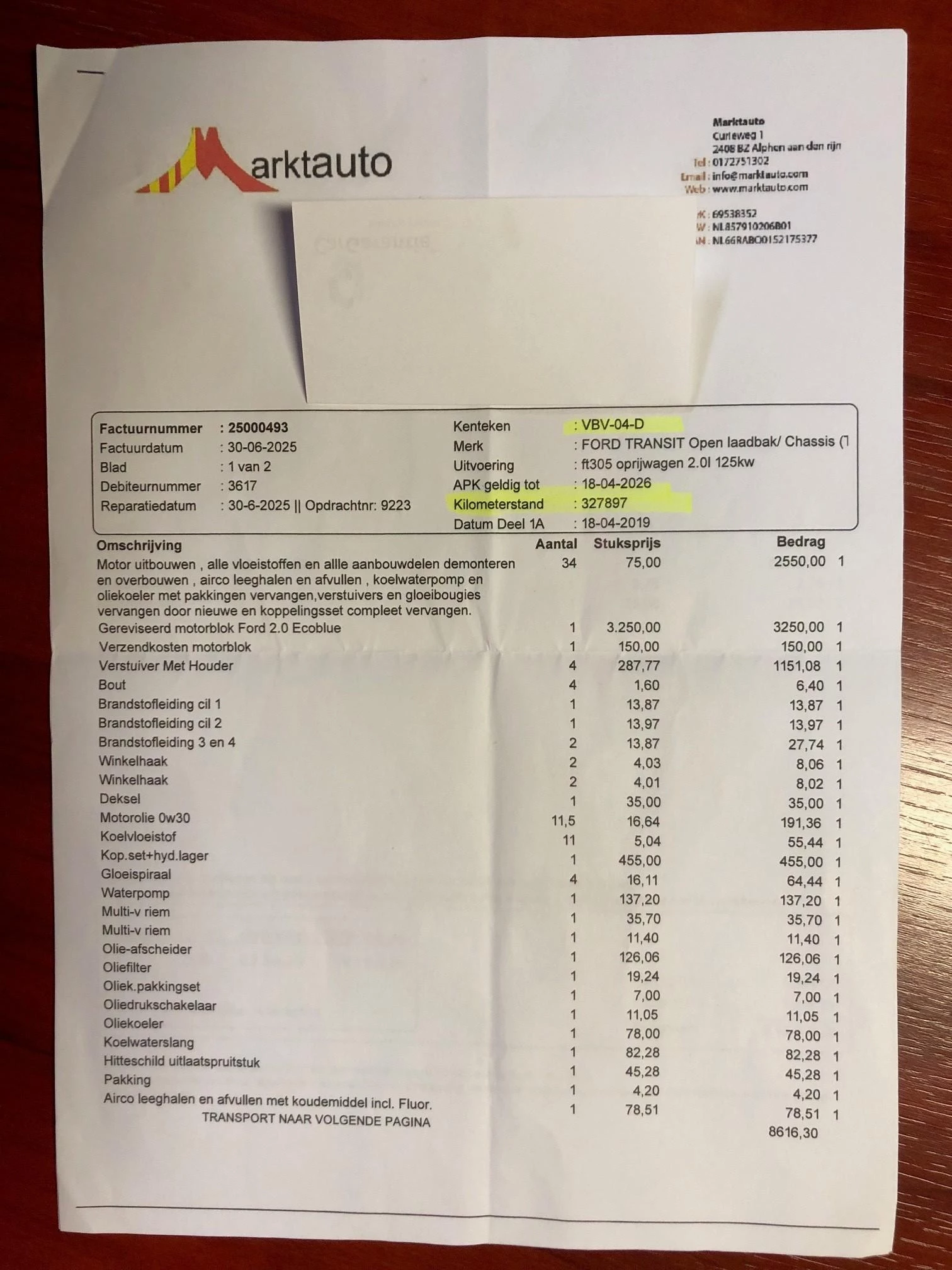 Hoofdafbeelding Ford Transit