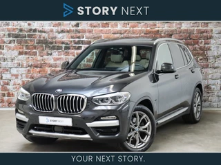 BMW X3 xDrive20i High Executive xLine Automaat / Panoramadak / Stoelverwarming / Achteruitrijcamera / Hifi / Climate Control / Bluetooth / Cruise Control / Parkeersensoren / Stuurwielverwarming / Leder / 19 Inch