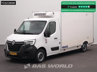 Renault Master 145PK Bi-Temp Lamberet Koelwagen Vriezer Thermo King V-300 MAX SP LED Airco Cruise Parkeersensoren Euro6 Koel Koeler Bakwagen Gekoeld Kühl Kühler Kühlwagen Kühlkoffer Vries Vriezer Vrieswagen Frigo Airco Cruise control