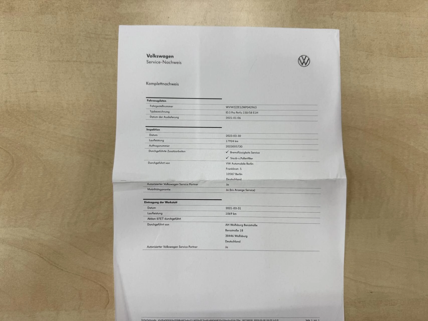 Hoofdafbeelding Volkswagen ID.3