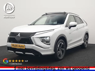 Mitsubishi Eclipse Cross 2.4 Instyle PHEV 188pk Dealer O.H | Trekhaak Afn. | Panodak | Adaptive Cruise | 360 Camera | Lederen Sportstoelen & Stuur Verwarmd | Keyless | Apple Carplay | Blis | Navigatie | Lane Assist | Plug In Hybrid