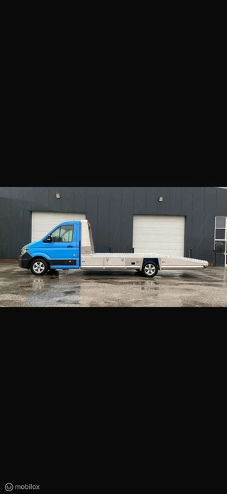 VW Crafter OPRIJWAGEN  2.0 TDI  LAADVERMOGEN 1380 KG ALU BAK